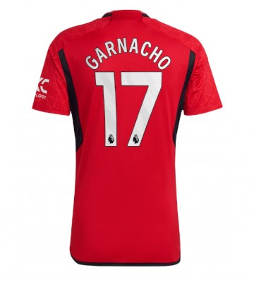 Manchester United Alejandro Garnacho #17 Hjemmebanetrøje 2023-24 Kort ærmer